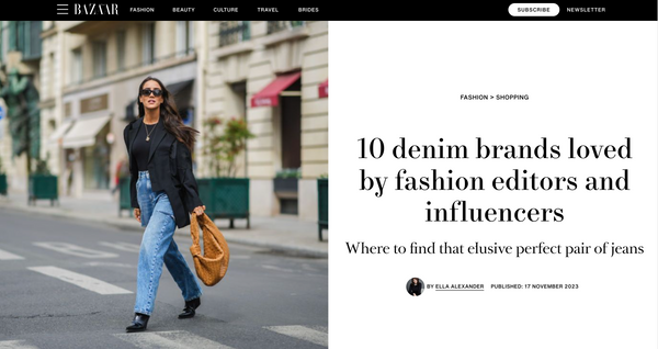 10 denim brands loved by fashion editors and influencers.