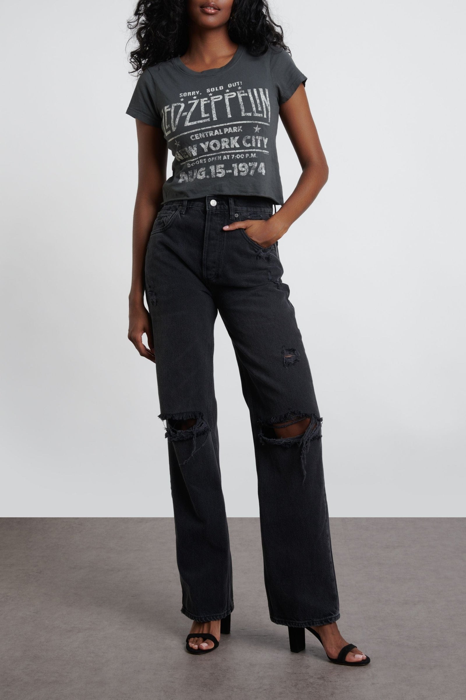 Ziggy | Fatal Attraction - Relaxed Black Jean Destruction