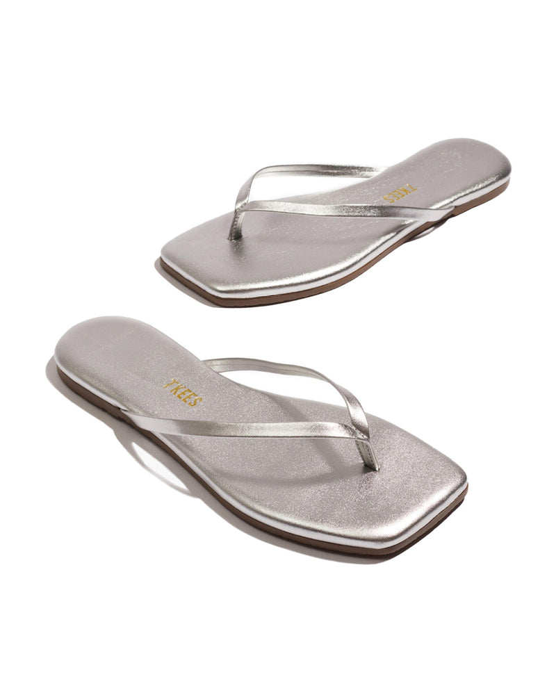 TKEES - Square Toe Lily Metallics Fairylust Flip Flops