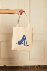 Boyish Jeans Accessories Nina Klein Blue / One Size Printed Tote | Nina Klein Blue