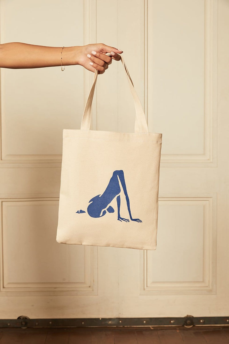 Boyish Jeans Accessories Nina Klein Blue / One Size Printed Tote | Nina Klein Blue