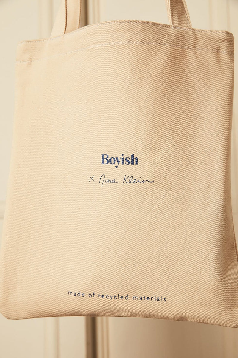 Boyish Jeans Accessories Nina Klein Blue / One Size Printed Tote | Nina Klein Blue