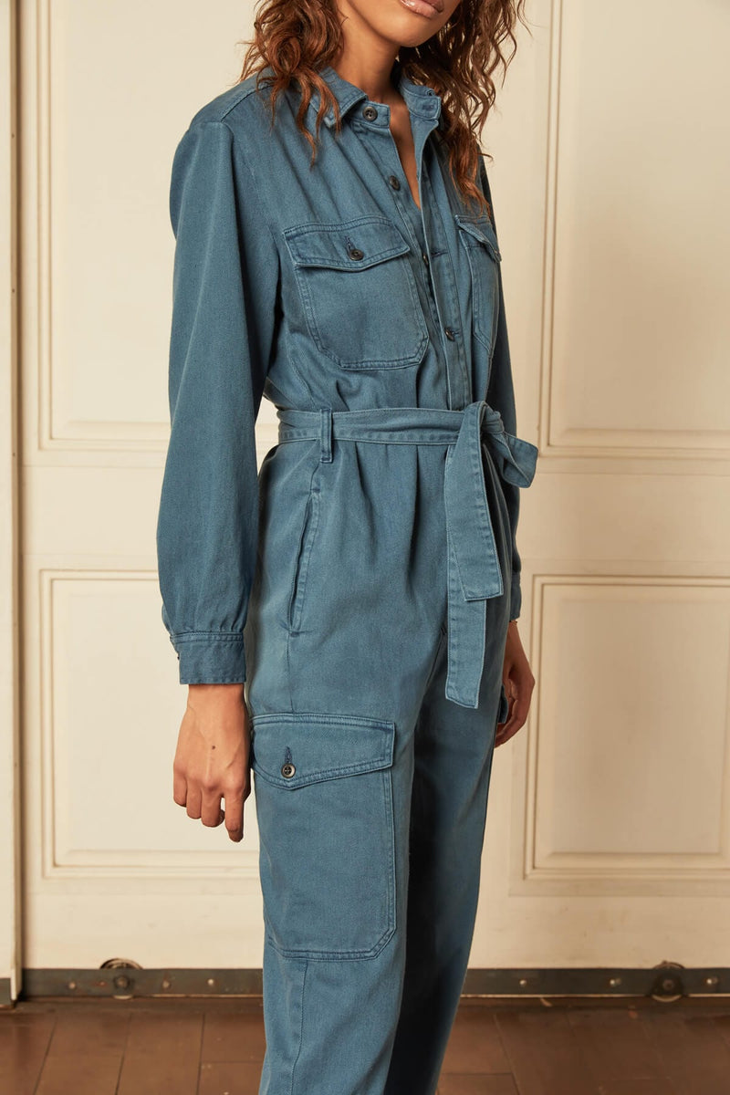 Boyish Jeans Jumpsuits The Troy | Blue Velvet