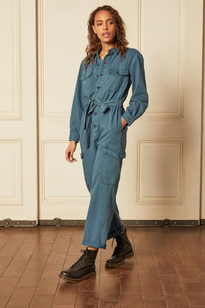 Boyish Jeans Jumpsuits The Troy | Blue Velvet