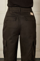 Boyish Jeans Pants The Cobain | Black Beauty Sustainable High-Rise Cargo Pants