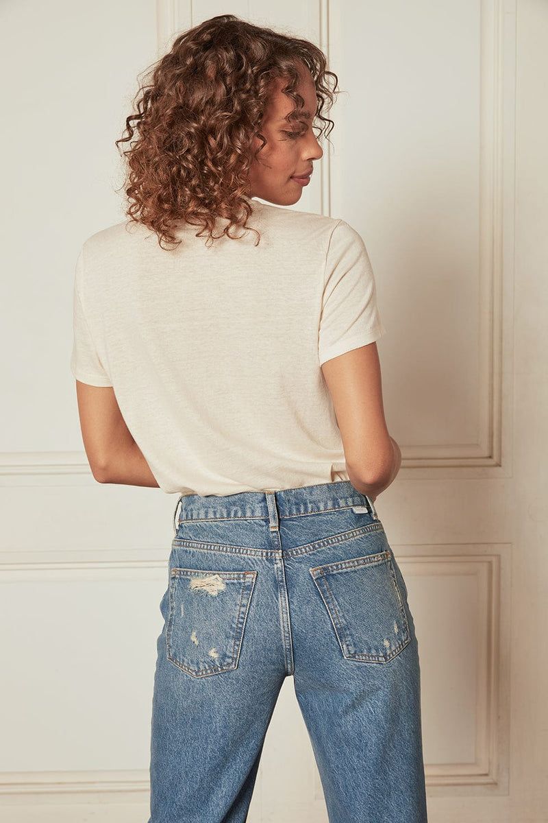 Boyish Jeans Shirts The Lennon | Off White Guardians Print