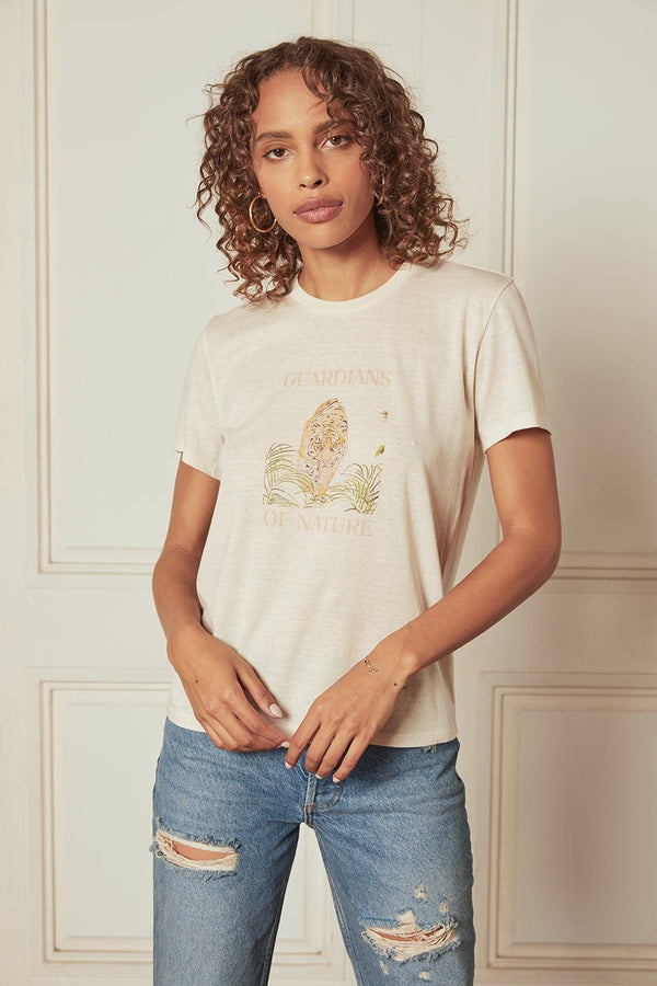 Boyish Jeans Shirts The Lennon | Off White Guardians Print